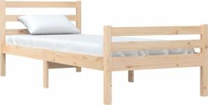 vidaXL vidaXL Rama łóżka, lite drewno, 100 x 200 cm 3