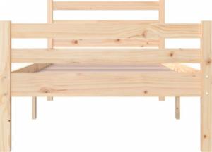 vidaXL vidaXL Rama łóżka, lite drewno, 100 x 200 cm 5