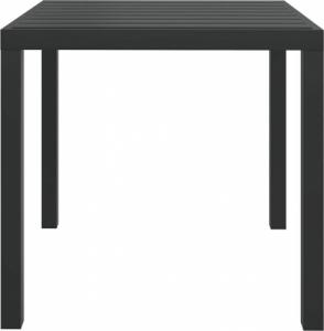 vidaXL vidaXL 3-cz. zestaw mebli ogrodowych z poduszkami, polirattan, czarny 8