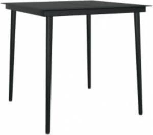 vidaXL vidaXL 5-częściowy zestaw mebli ogrodowych z poduszkami, czarny 4