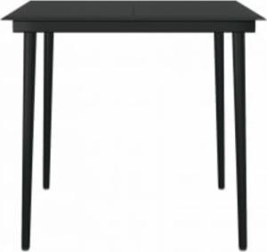 vidaXL vidaXL 5-częściowy zestaw mebli ogrodowych z poduszkami, czarny 5