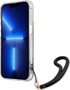 Guess Guess Flower Cord - Etui ze smyczką iPhone 13 mini (Blue) 5