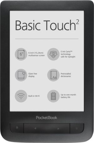 Czytnik PocketBook Basic Touch 2 czarny (PB625-E-WW) 1