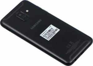 Smartfon Samsung Samsung Galaxy A6 Black 3GB 32GB 720x1480 Powystawowy S/N: RF8KB3CM8SK 6