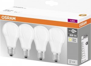 Osram Żarówka LED OSRAM, E27, 9W, 806lm, 2700K, 4 szt. 2