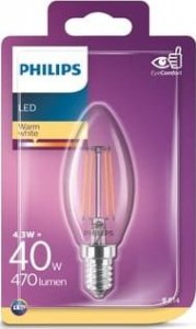 Philips Żarówka LED Philips, E14, 4.3W, 470lm, 2700K 1