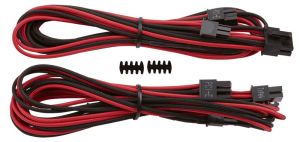 Corsair Kabel PSU Type4 PCIe single czarno-czerwony (CP-8920176) 1