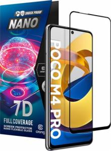 Crong Crong 7D Nano Flexible Glass - Niepękające szkło hybrydowe 9H na cały ekran POCO M4 Pro 5G 1
