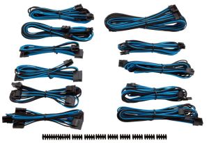 Corsair Zestaw kabli PSU Type4 Premium czarno-niebieski (CP-8920157) 1