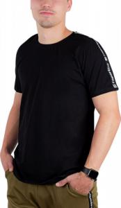 inSPORTline Koszulka męska z krótkim rękawem T-shit Overstrap czarny, r. M 1