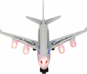 Lean Sport Samolot Pasażerski Biały z Niebieskimi Elementami Napęd Światła Dźwięki 3