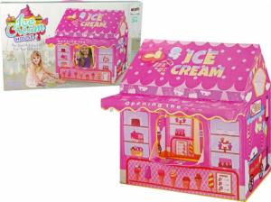 Lean Sport Namiot Księżniczki Ice Cream Lodziarnia dla Dzieci Różowy Światełka Gwiazdki 1