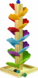 Lean Sport Drewniane Drzewko Tor Kulkowy Zjeżdżalnia Piłeczek Liście 2