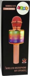 Lean Sport Mikrofon Bezprzewodowy USB Głośnik Nagrywanie Karaoke Model WS-858 Czarny 5