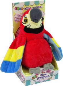 Lean Sport Interaktywna Gadająca Papuga Czerwona Powtarzająca Słowa 4