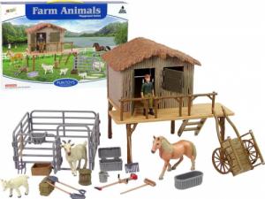 Figurka Lean Sport Farma Ze Zwierzętami Koń Zestaw Do Złożenia DIY 1