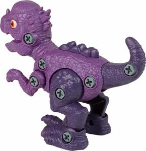 Figurka Lean Sport Zestaw Dinozaur Stygimoloch z Jajkiem DIY Śrubokręt Fioletowy 4