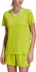 Adidas Koszulka damska adidas Entrada 22 Jsy limonkowa HC5080 : Rozmiar - 2XS 4