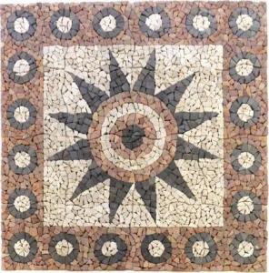 Divero DIVERO - mozaika Kwiat 120 cm x 120 cm 1