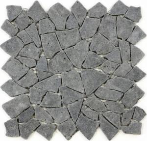Divero Mozaika kamienna z andezytu Garth na siatce ciemno szara 1 m2 1