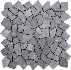 Divero Mozaika marmurowa Garth na siatce szara 1 m2 1