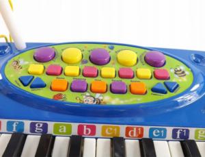 LUXMA ORGANY Z MIKROFONEM 37 KLAWISZY NAGRYWANIE 3702 N 7