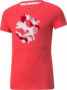 Puma Koszulka dla dzieci Puma Alpha Tee G różowa 589228 35 : Rozmiar - 140cm 1
