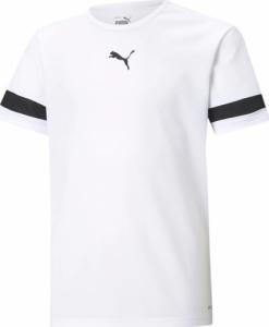 Puma Koszulka dla dzieci Puma teamRISE Jersey Jr biała 704938 04 : Rozmiar - 128cm 1