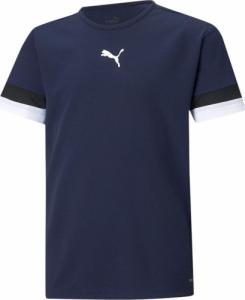 Puma Koszulka dla dzieci Puma teamRISE Jersey Jr granatowa 704938 06 : Rozmiar - 164cm 1