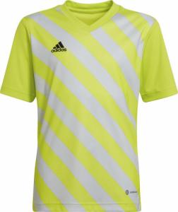 Adidas Koszulka dla dzieci adidas Entrada 22 Graphic Jersey żółto-szara HF0133 : Rozmiar - 116cm 1