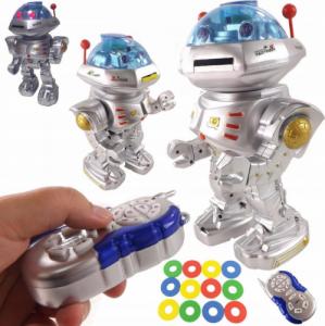 LUXMA ZDALNIE STEROWANY ROBOT STRZELAJĄCY KRĄŻKAMI 28072 1