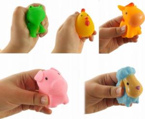 LUXMA GUMOWE ZABAWKI ZABAWKA DO KĄPIELI FARMA 0012 6