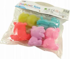 LUXMA GUMOWE ZABAWKI ZABAWKA DO KĄPIELI PISZCZAŁKI ZOO 0019 10