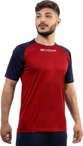 Givova Koszulka Givova Capo MC czerwono-granatowa MAC03 1204 : Rozmiar - 2XL 2