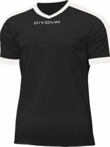 Givova Koszulka Givova Revolution Interlock czarno-biała MAC04 1003 : Rozmiar - M 1