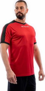 Givova Koszulka Givova Revolution Interlock czerwono-czarna MAC04 1210 : Rozmiar - 2XL 2