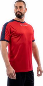 Givova Koszulka Givova Revolution Interlock czerwono-granatowa MAC04 1204 : Rozmiar - 3XS 2