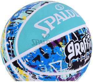 Spalding Spalding Graffiti Ball 84373Z Niebieskie 7 4