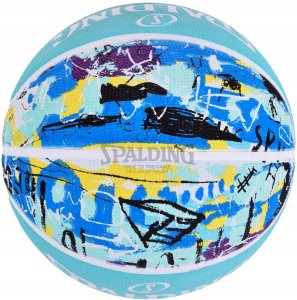Spalding Spalding Graffiti Ball 84373Z Niebieskie 7 5