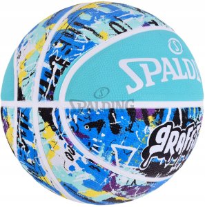 Spalding Spalding Graffiti Ball 84373Z Niebieskie 7 6
