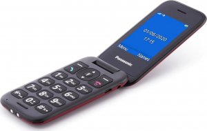 Telefon komórkowy Panasonic KX-TU400 Brak danych Czerwony 1