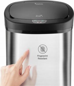 Kosz na śmieci TurboTronic bezdotykowy chrom (TT-SB48) 3