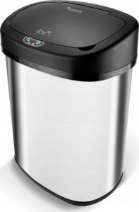 Kosz na śmieci TurboTronic bezdotykowy chrom (TT-SB48) 7
