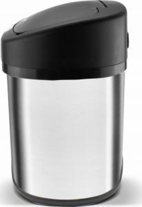 Kosz na śmieci TurboTronic bezdotykowy chrom (TT-SB48) 9