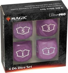 Ultra-Pro Ultra-Pro: Magic the Gathering - Black Mana - 22 mm Deluxe Loyalty Dice Set 1