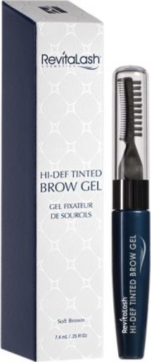 Revitalash  Hi-Def Tinted Brow Gel - stylizująco koloryzujący żel do brwi Soft Brown 7.4ml 1