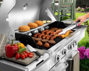 Yoer SteakMaster GG01S Grill ogrodowy gazowy 17.2 kW 49 cm x 36 cm 6