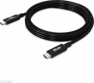Kabel USB Club 3D USB-C - USB-C 2 m Czarny (CAC-1575) 4