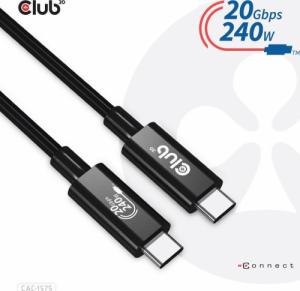 Kabel USB Club 3D USB-C - USB-C 2 m Czarny (CAC-1575) 8