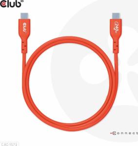 Kabel USB Club 3D USB-C - USB-C 2 m Pomarańczowy (CAC-1573) 4